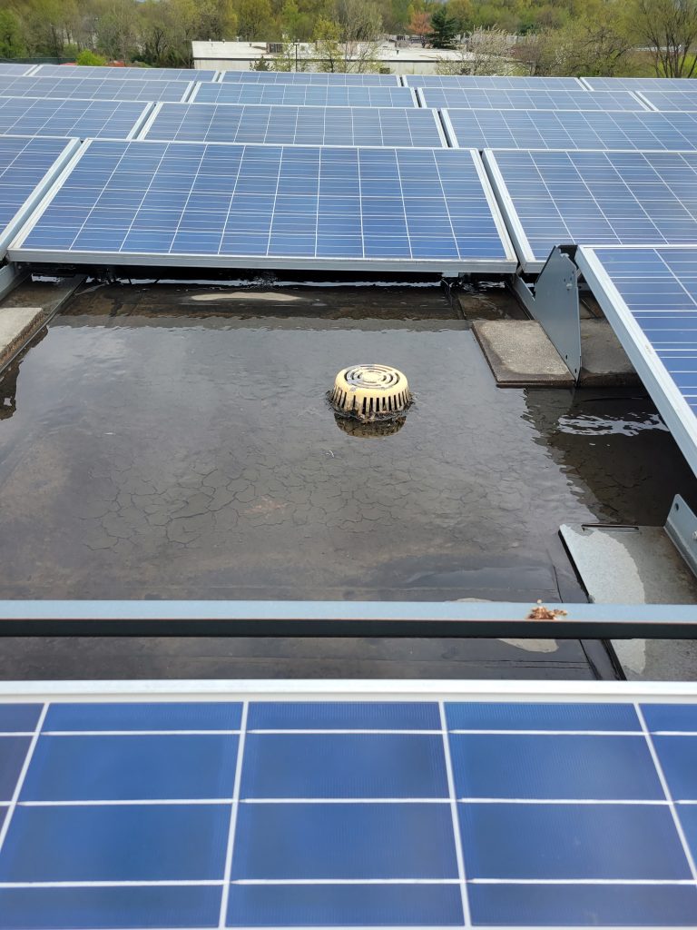 Solar Panels on Building Roof