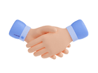 Professional handshake illustration